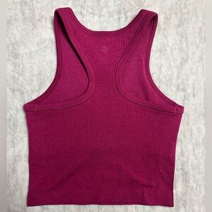 Lululemon Ebb to Street Cropped Racerback Tank Top